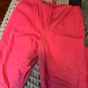Cherokee workwear scrub pants in bubblegum pink